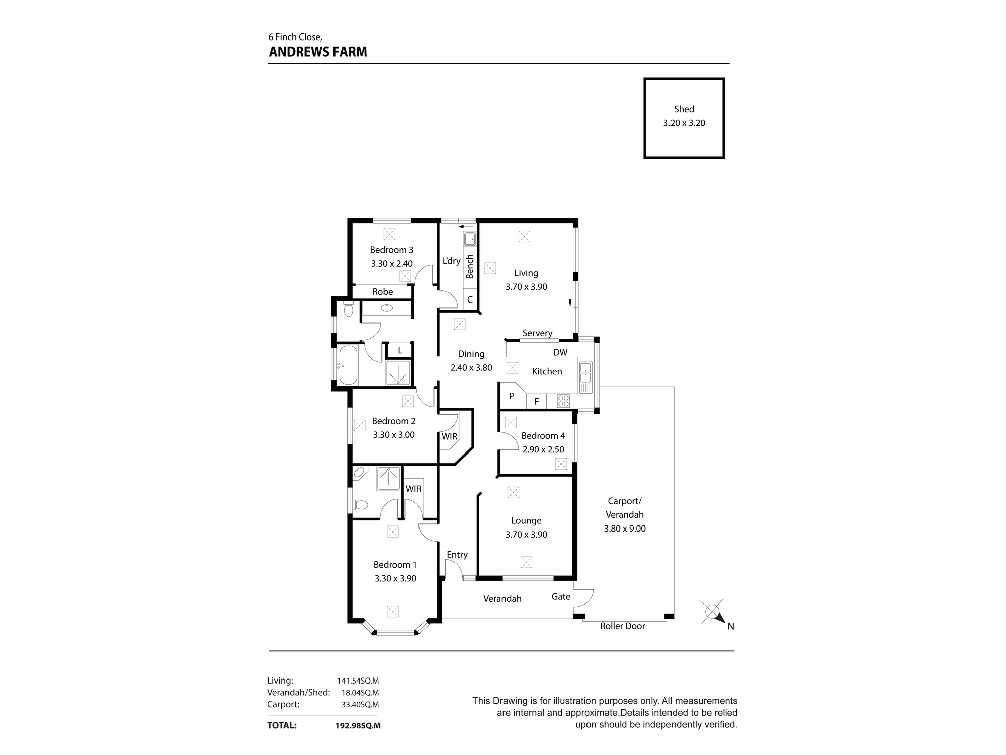 6 Finch Close, ANDREWS FARM, SA 5114 House for Sale