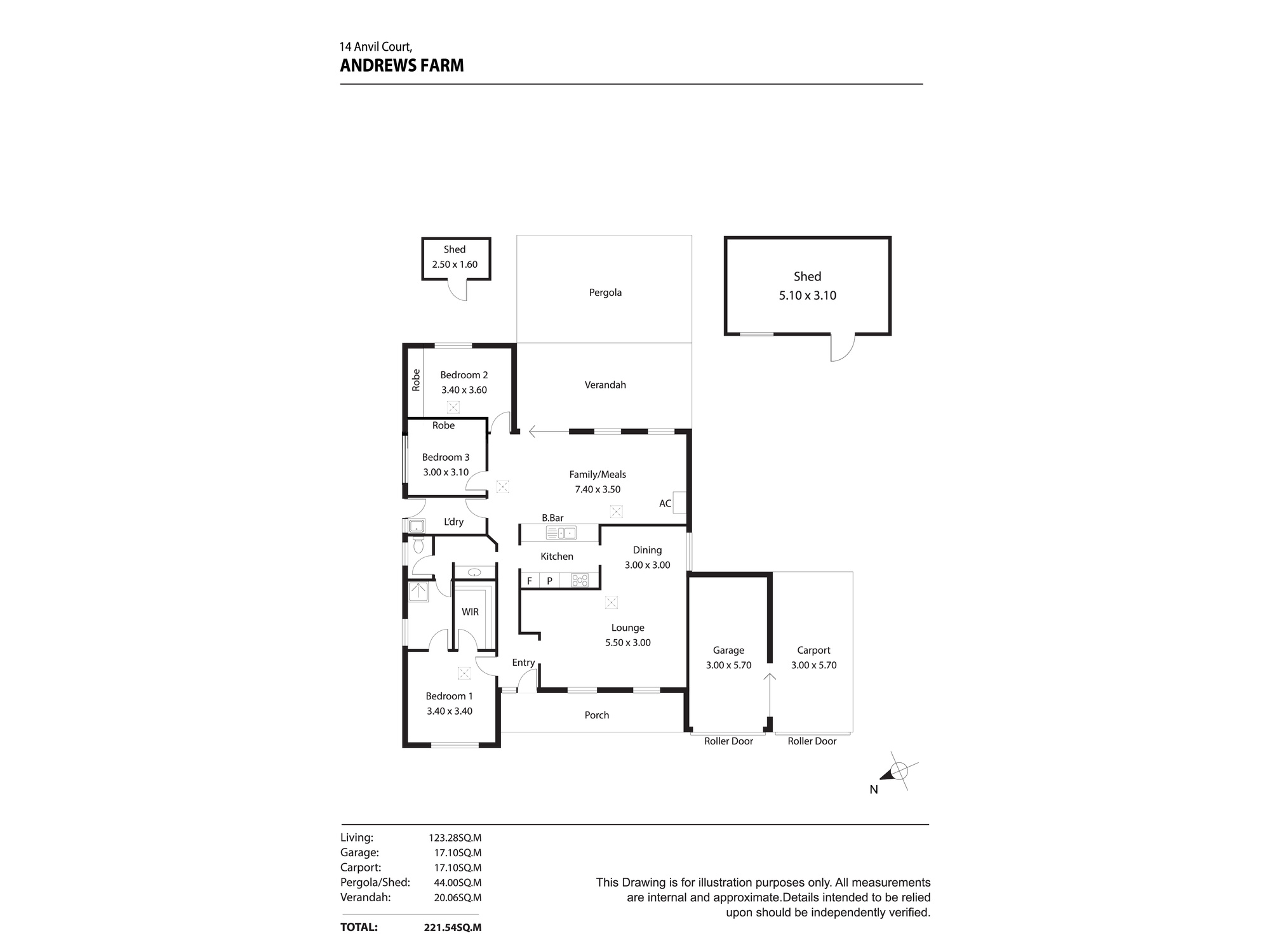 14 Anvil Court, ANDREWS FARM, SA 5114 House for Sale