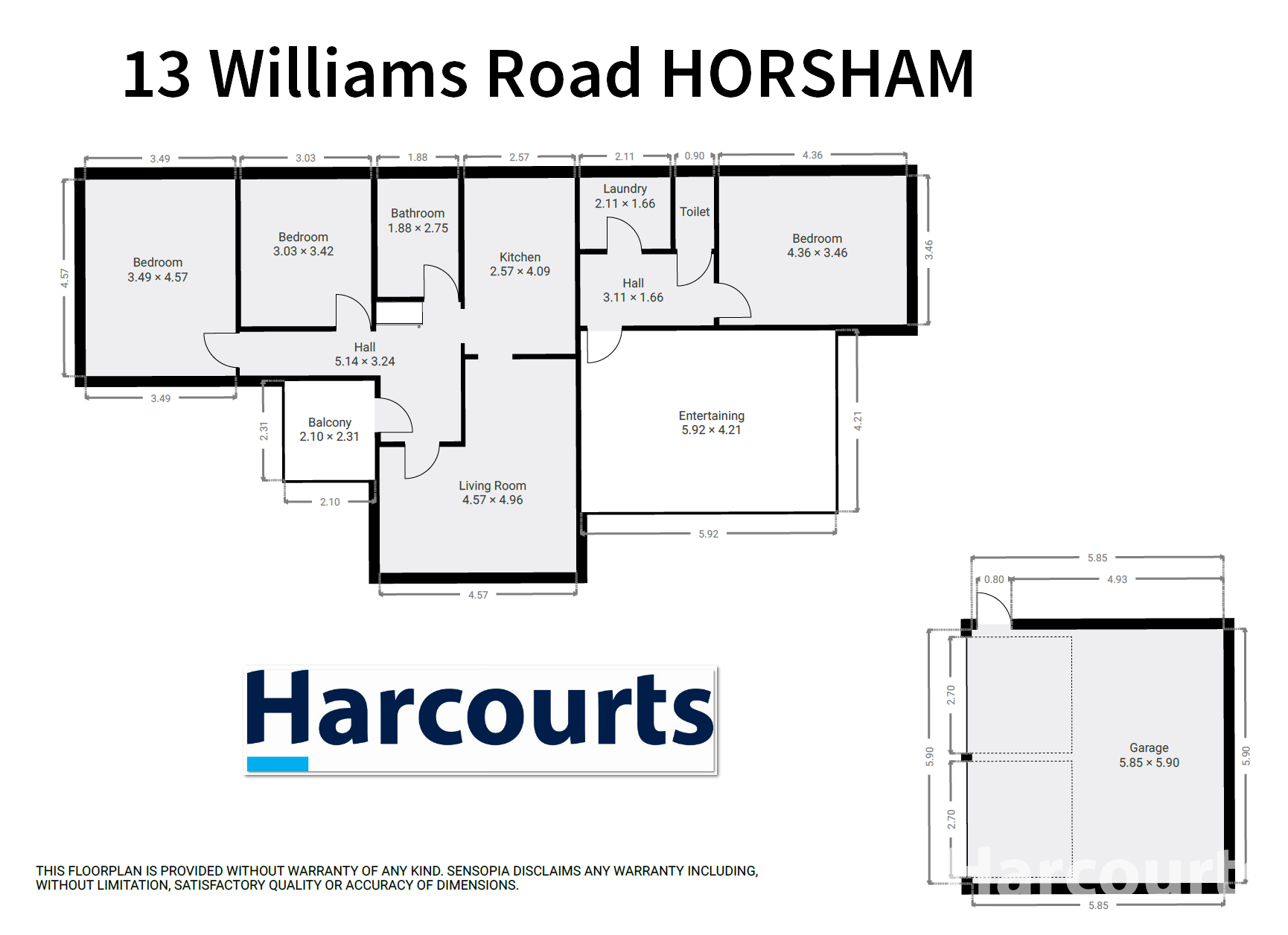 13 Williams Road, HORSHAM, VIC 3400 House for Sale