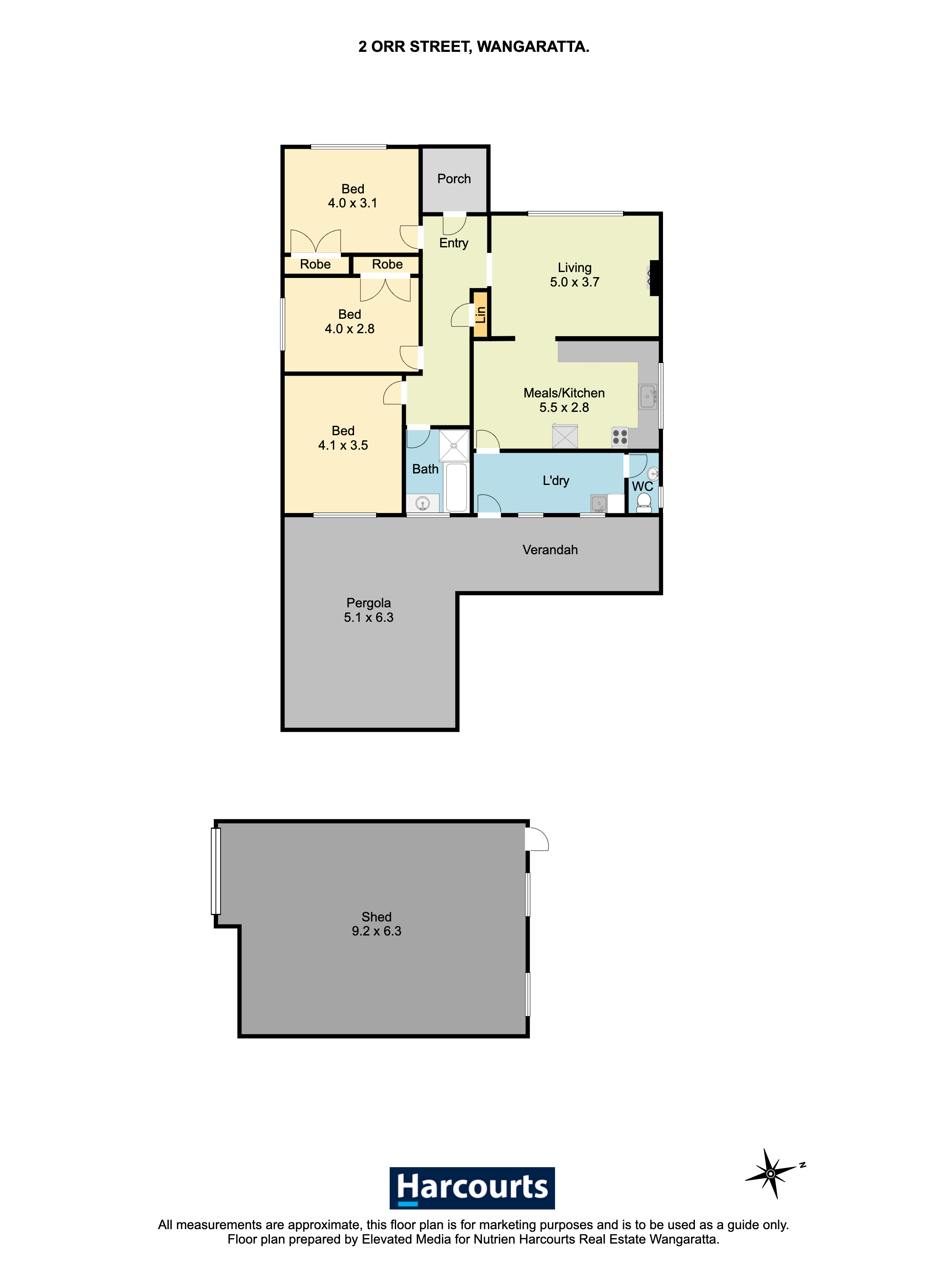 2 Orr Street, WANGARATTA, VIC 3677 House for Sale