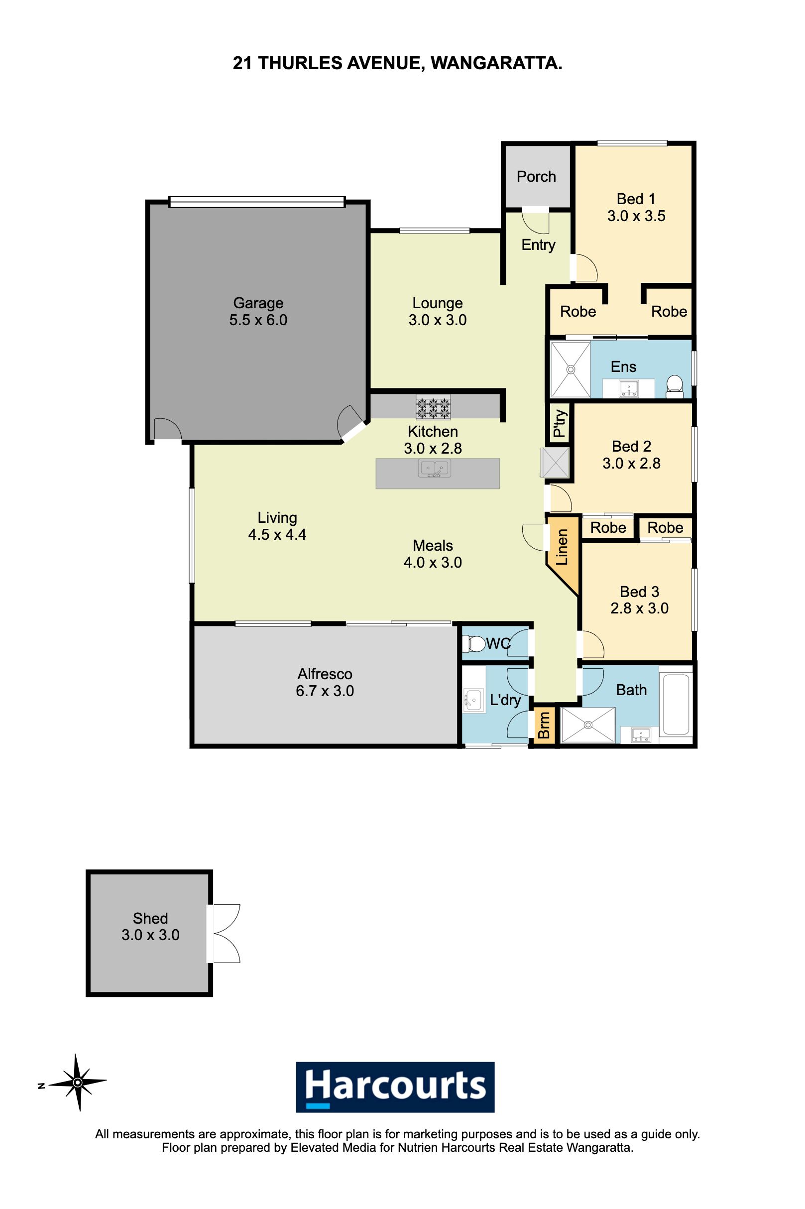 21 Thurles Avenue, WANGARATTA, VIC 3677 House for Sale nutrien