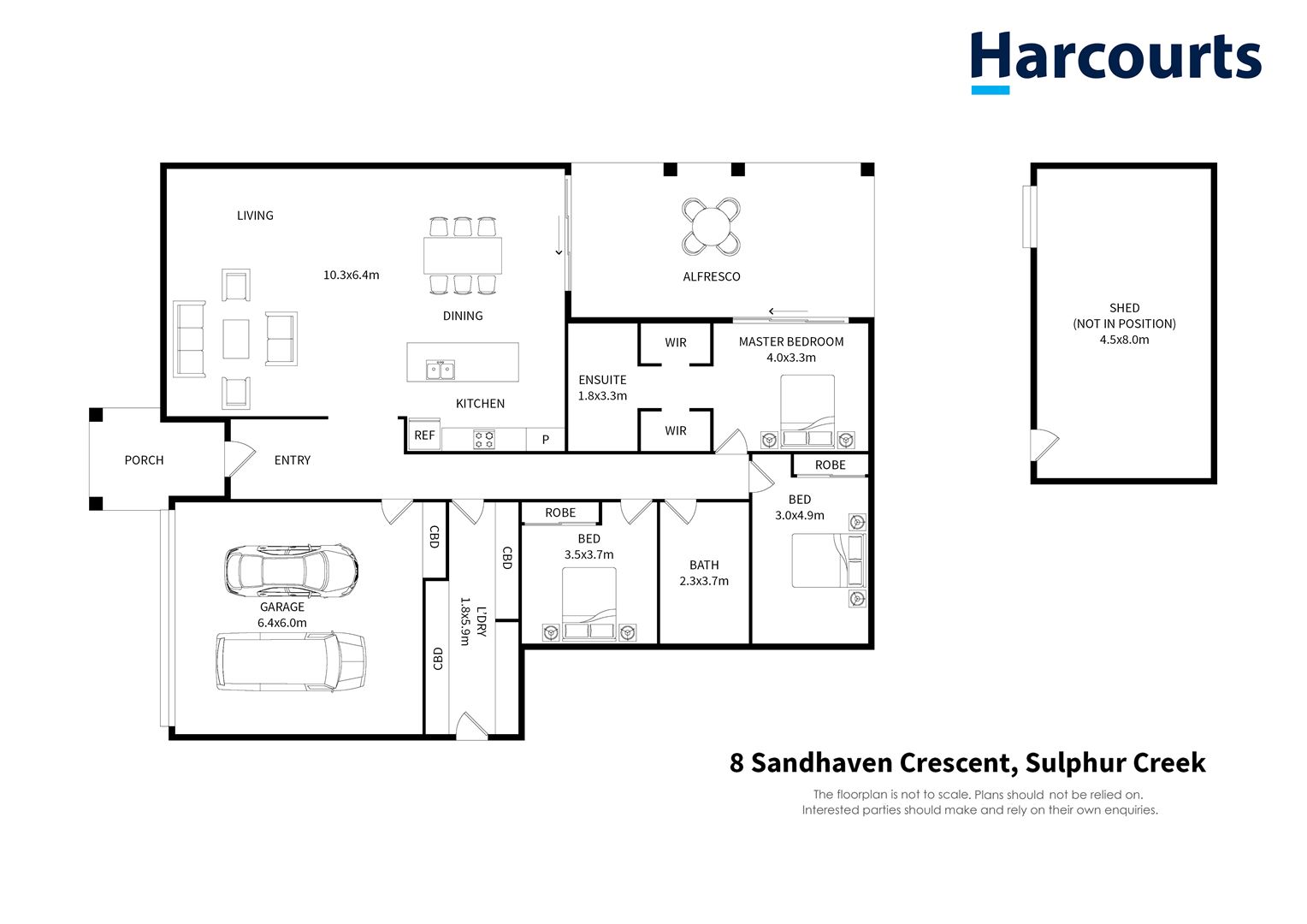 8 Sandhaven Crescent, SULPHUR CREEK, TAS 7316 House for Sale