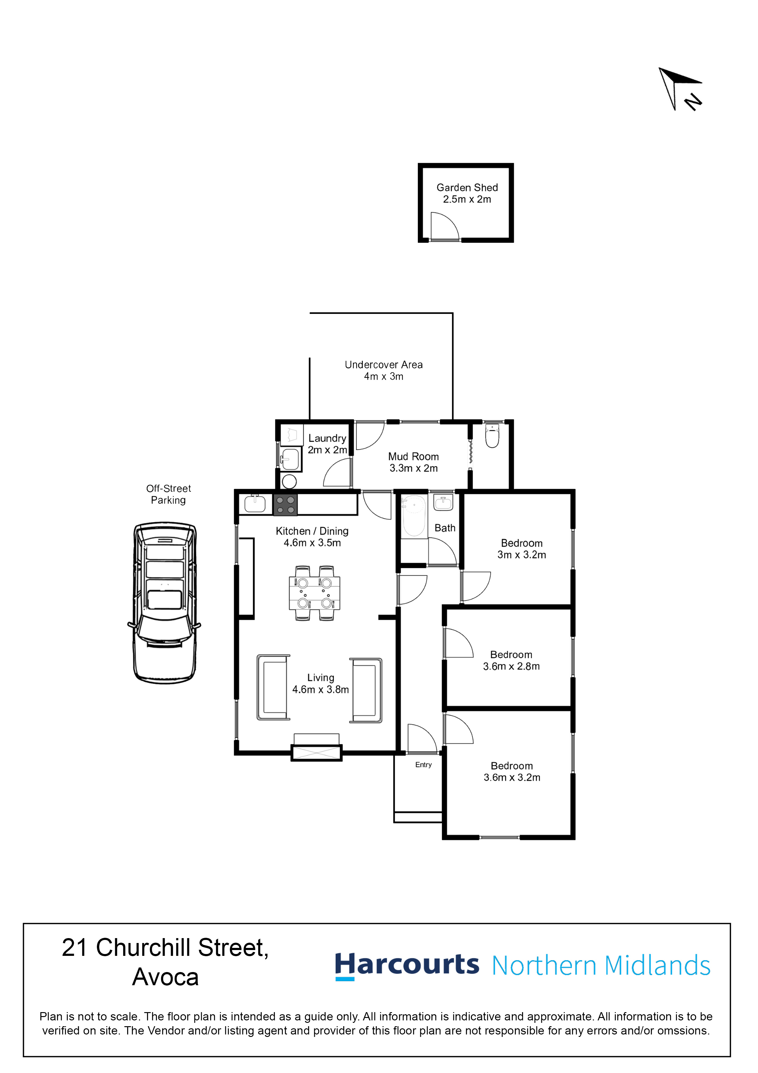 21 Churchill Street, AVOCA, TAS 7213 House for Sale