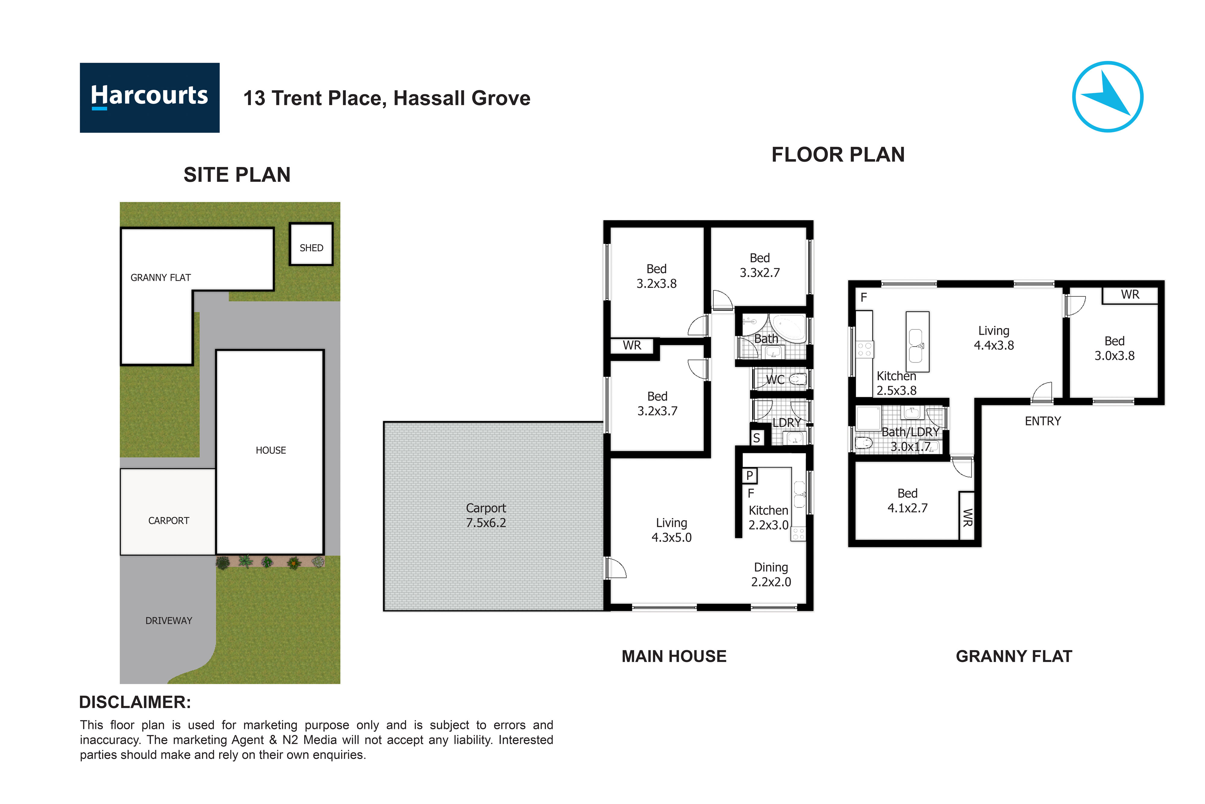 13 & 13A Trent Place, HASSALL GROVE, NSW 2761 House for Sale