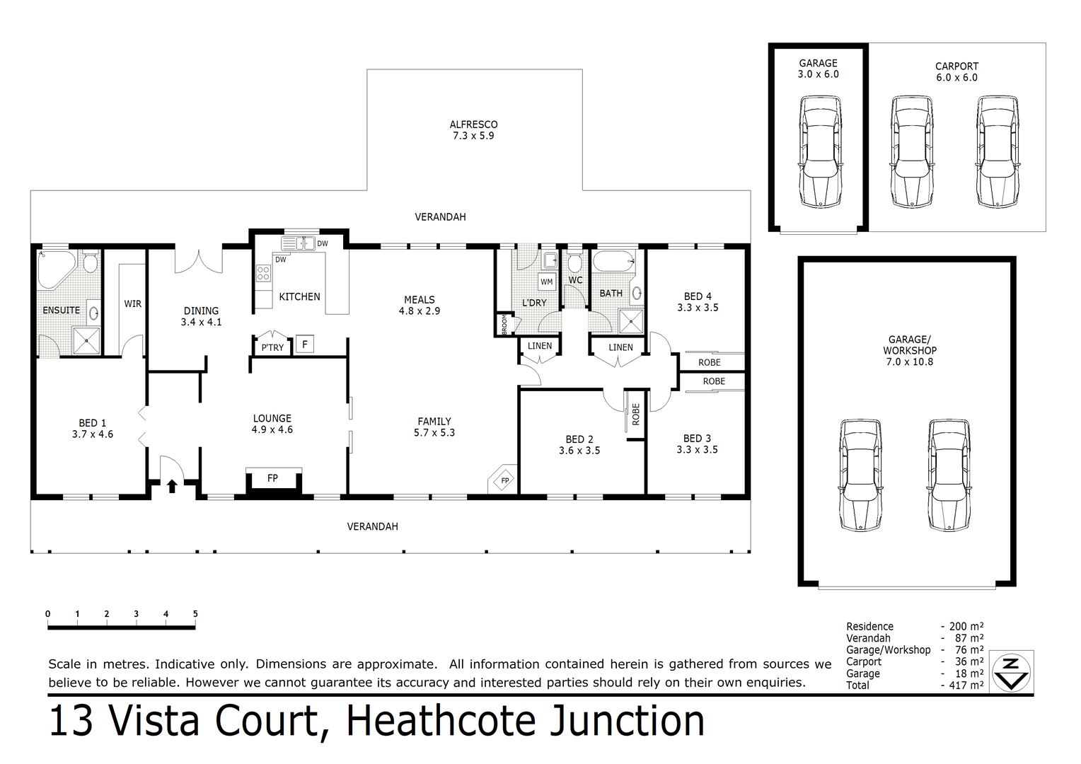 13 Vista Court, HEATHCOTE JUNCTION, VIC 3758 House for Sale nutrien
