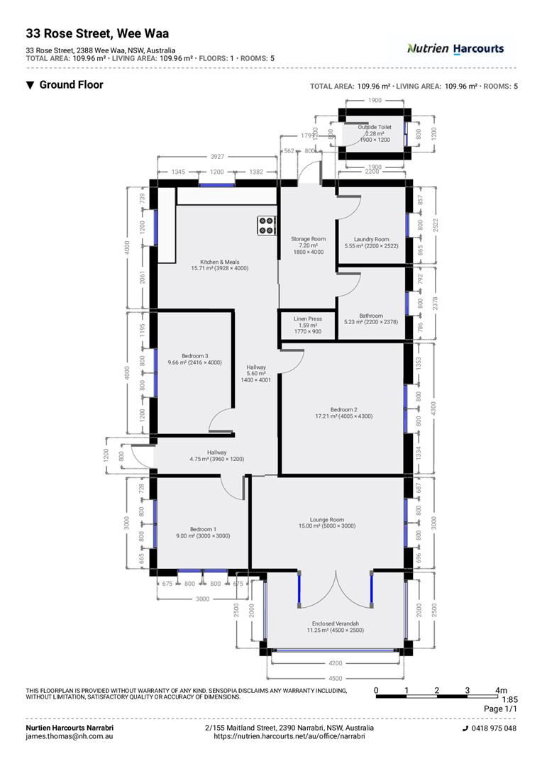 33 Rose Street, WEE WAA, NSW 2388 House for Sale