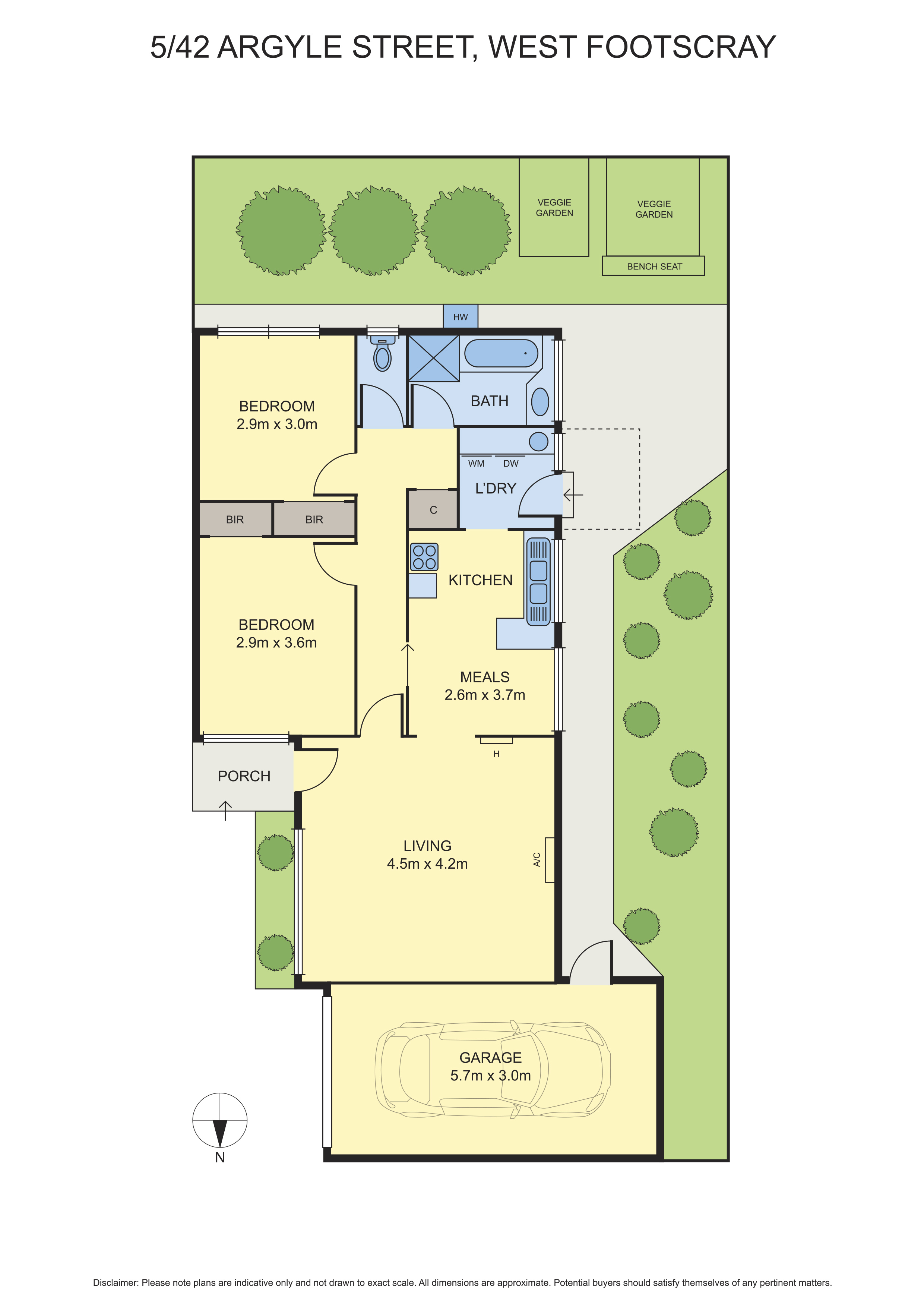 5/42 Argyle Street, West Footscray Recently Sold Compton Green
