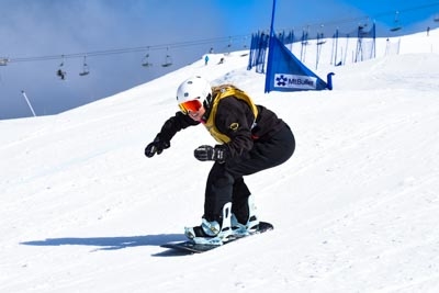 Division 1 Girls Snowboard Cross Qual and Final