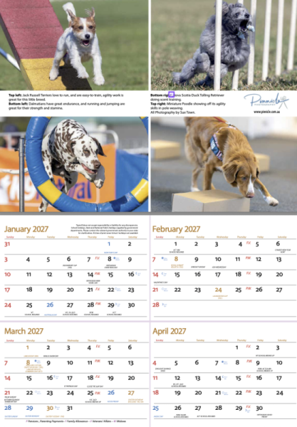Dogs of Australia 2026 Calendar | back_1.png