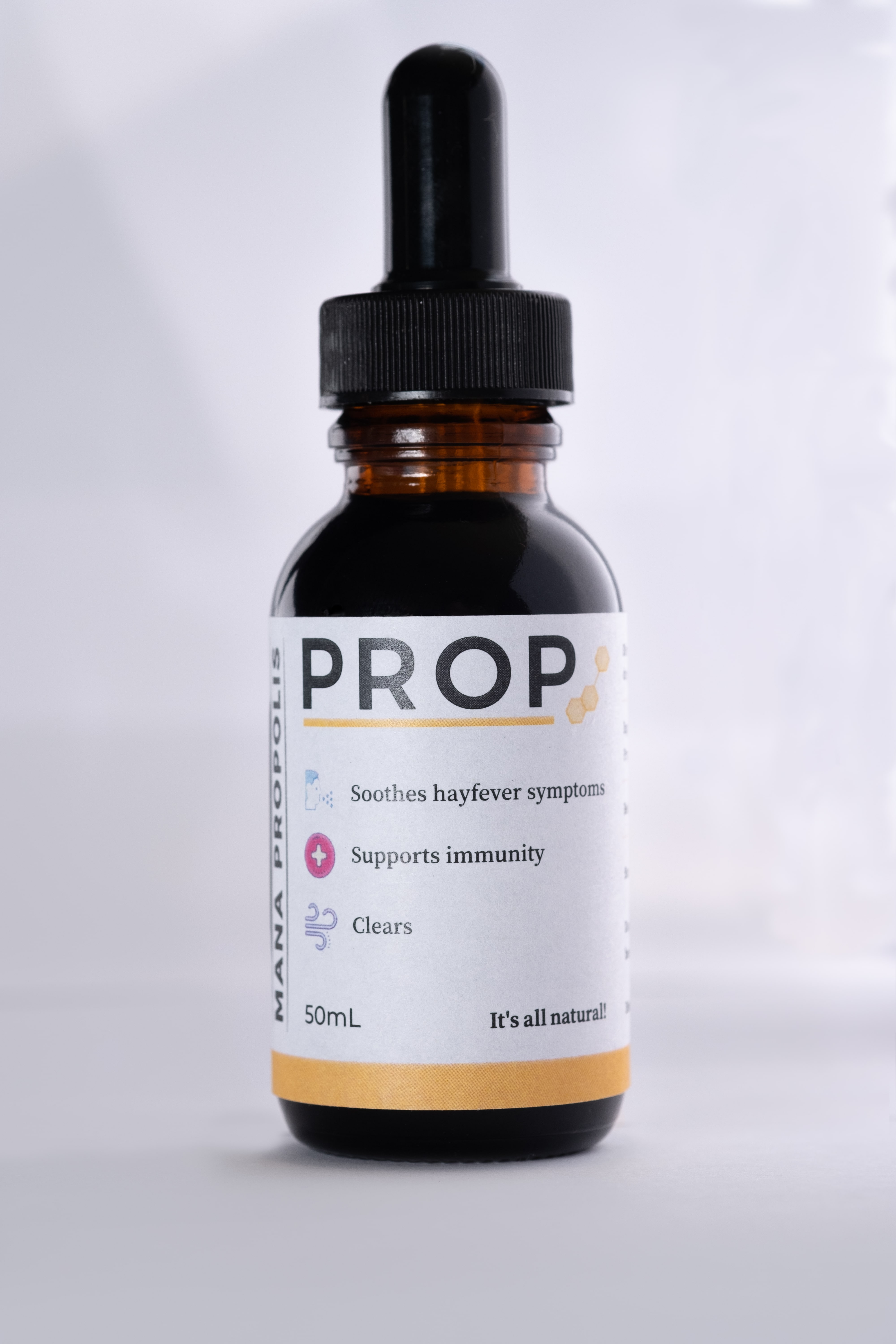 Prop Natural hayfever supplement powered by bees PledgeMe