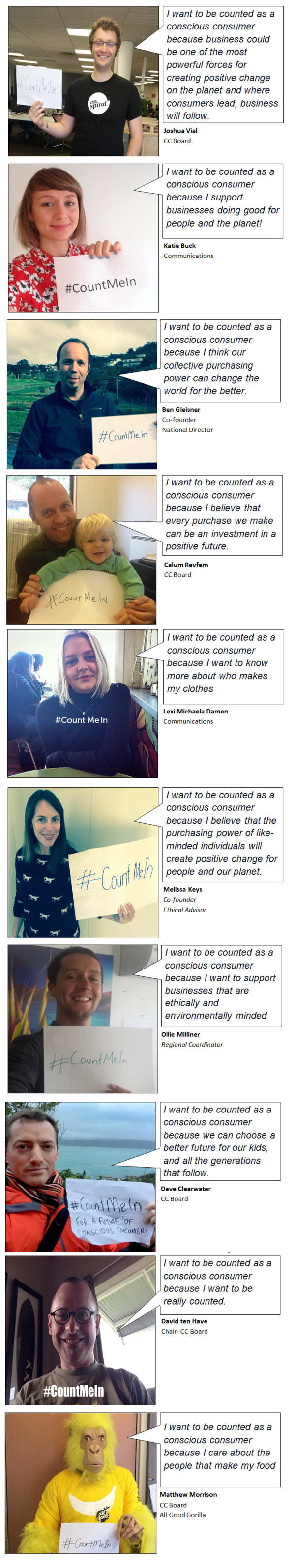 Pledge Counter The Good Spend Counter #CountMeIn | PledgeMe