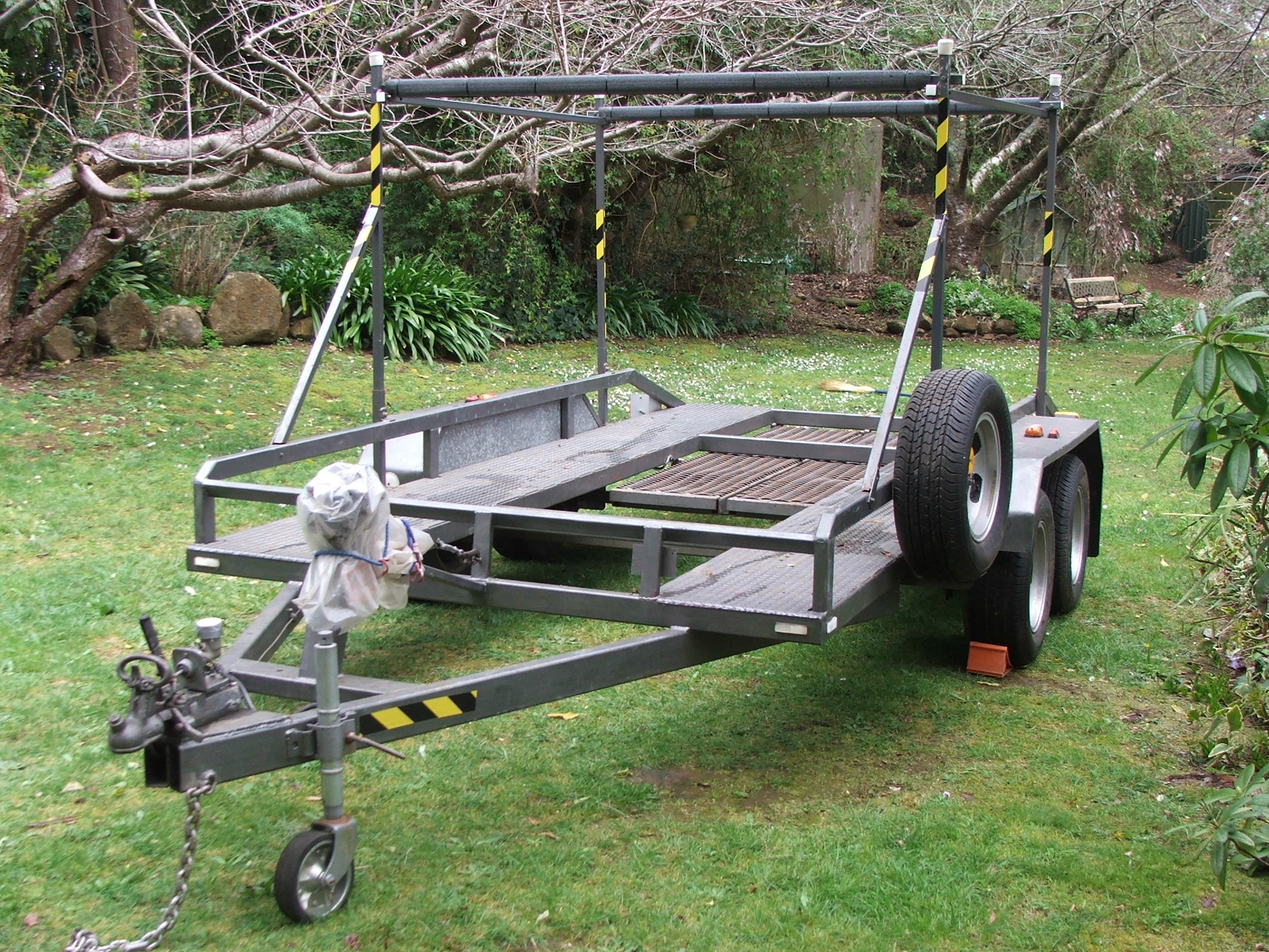 tandem car carrying trailer for sale For Sale, Barter, Trade, or Swap