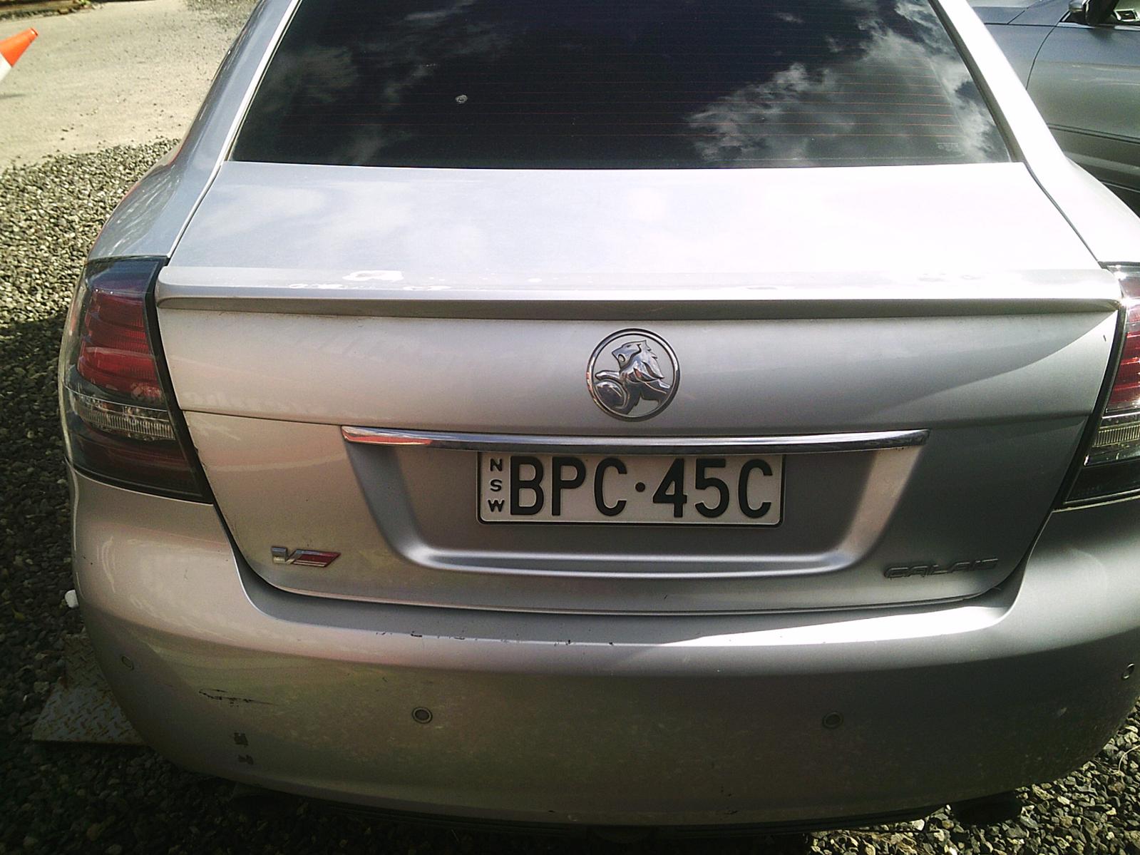 Rear Drive Shaft Commodore Holden 2008