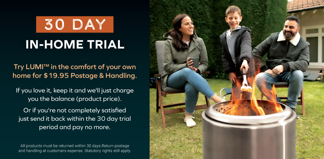 LUMI™ Fire Pit Low Smoke, Hasslefree, Fire Pit