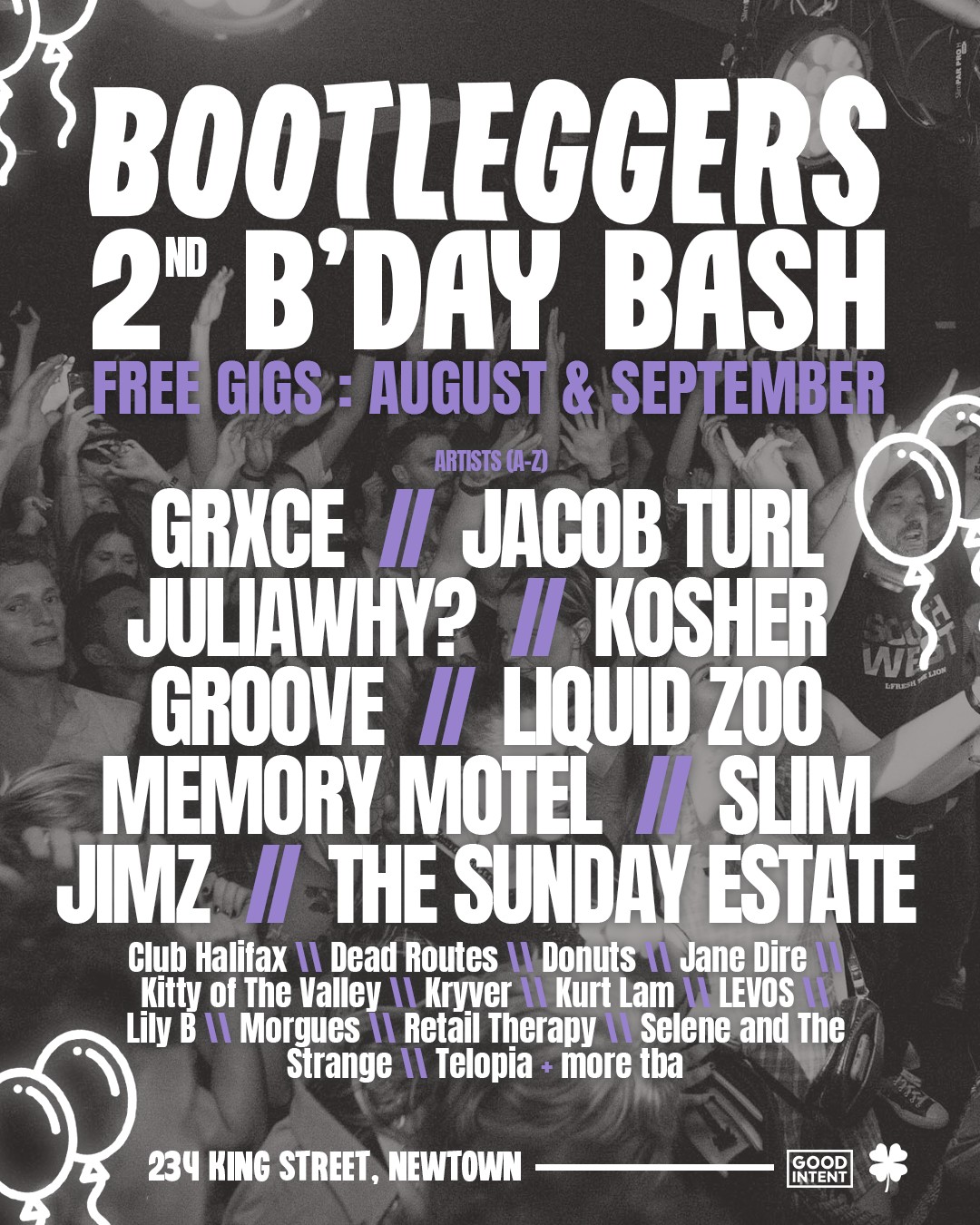 BOOTLEGGERS 2ND BDAY BASH