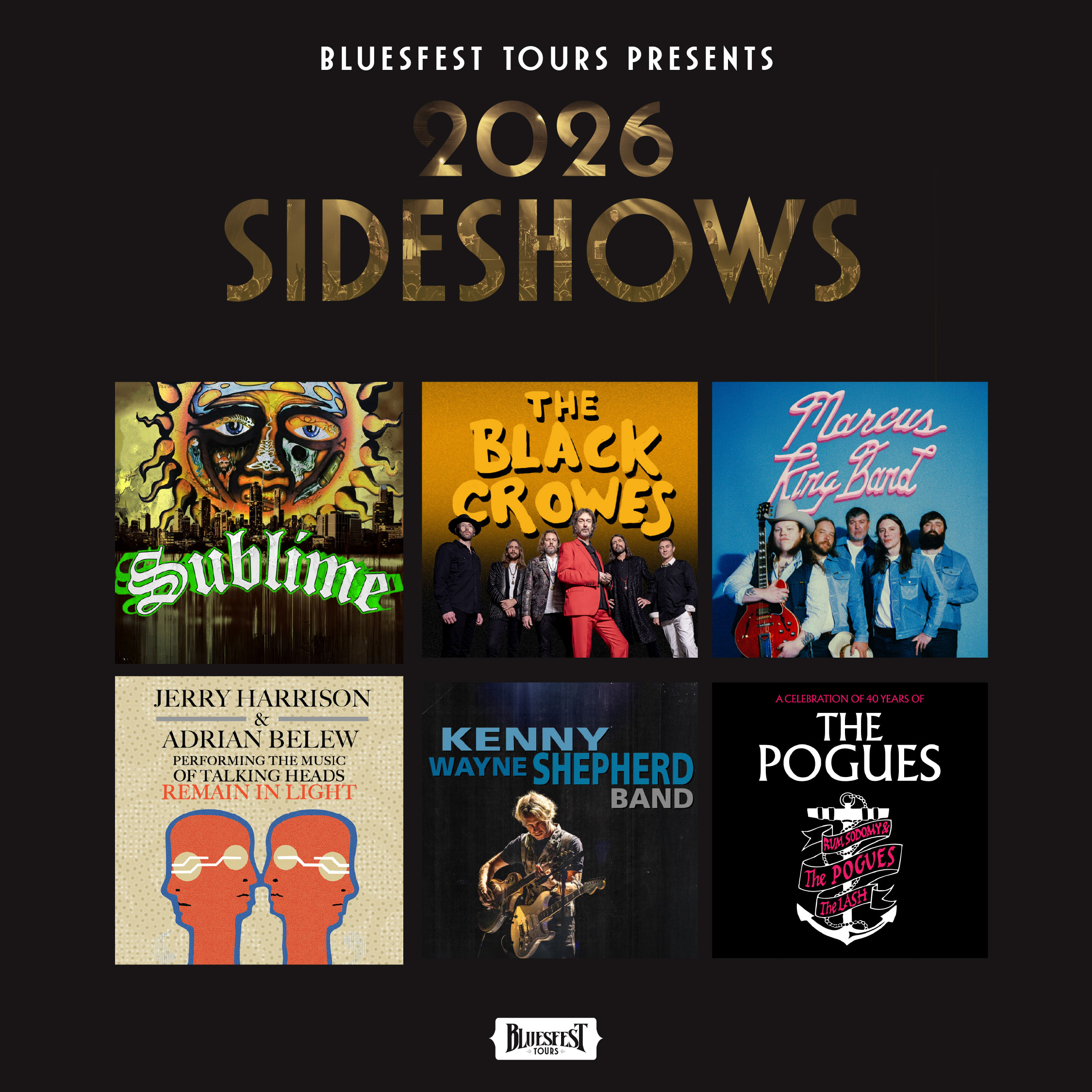 Bluesfest 2026 Sideshows