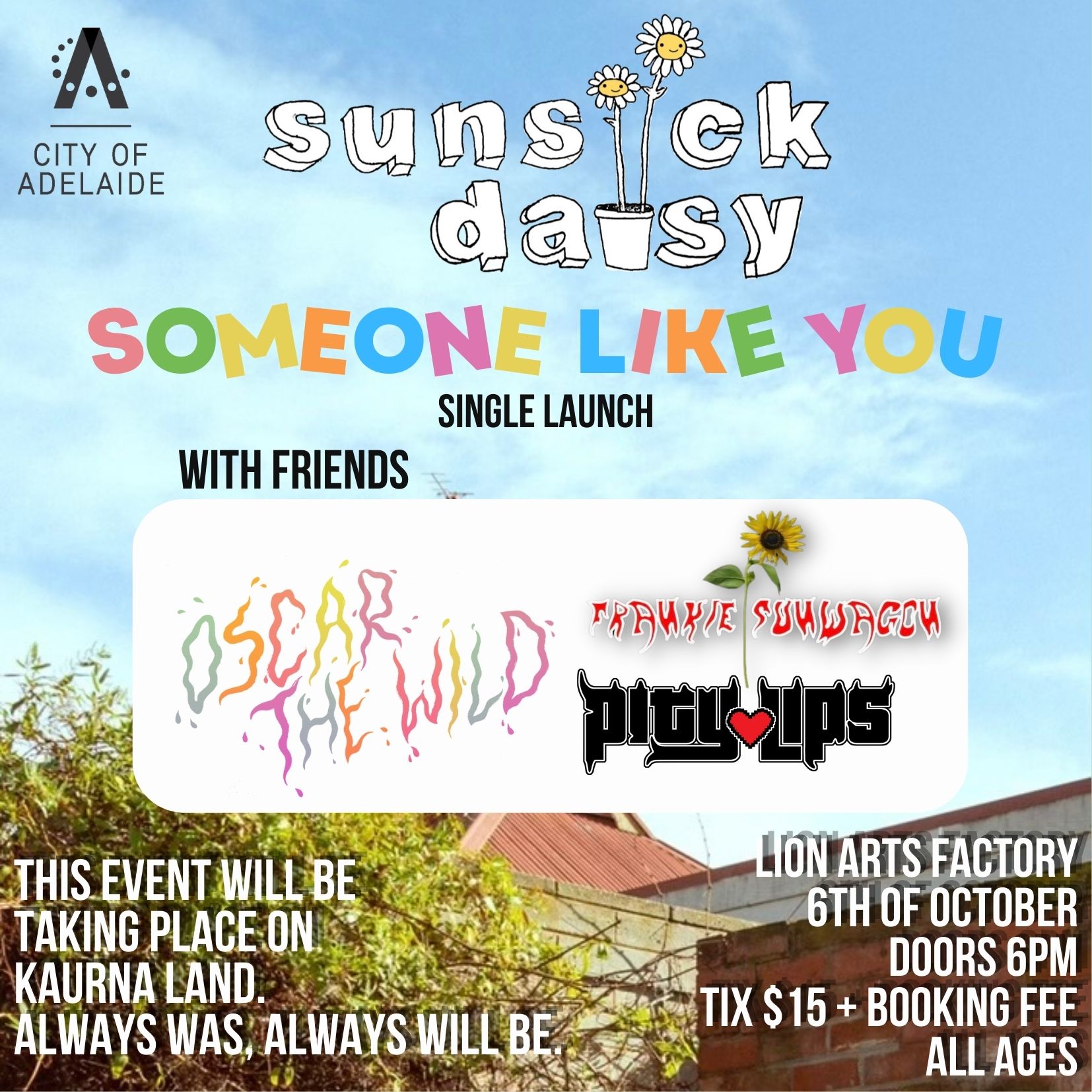 Buy SUNSICK DAISY "Someone Like You" Single Launch tickets, SA 2022