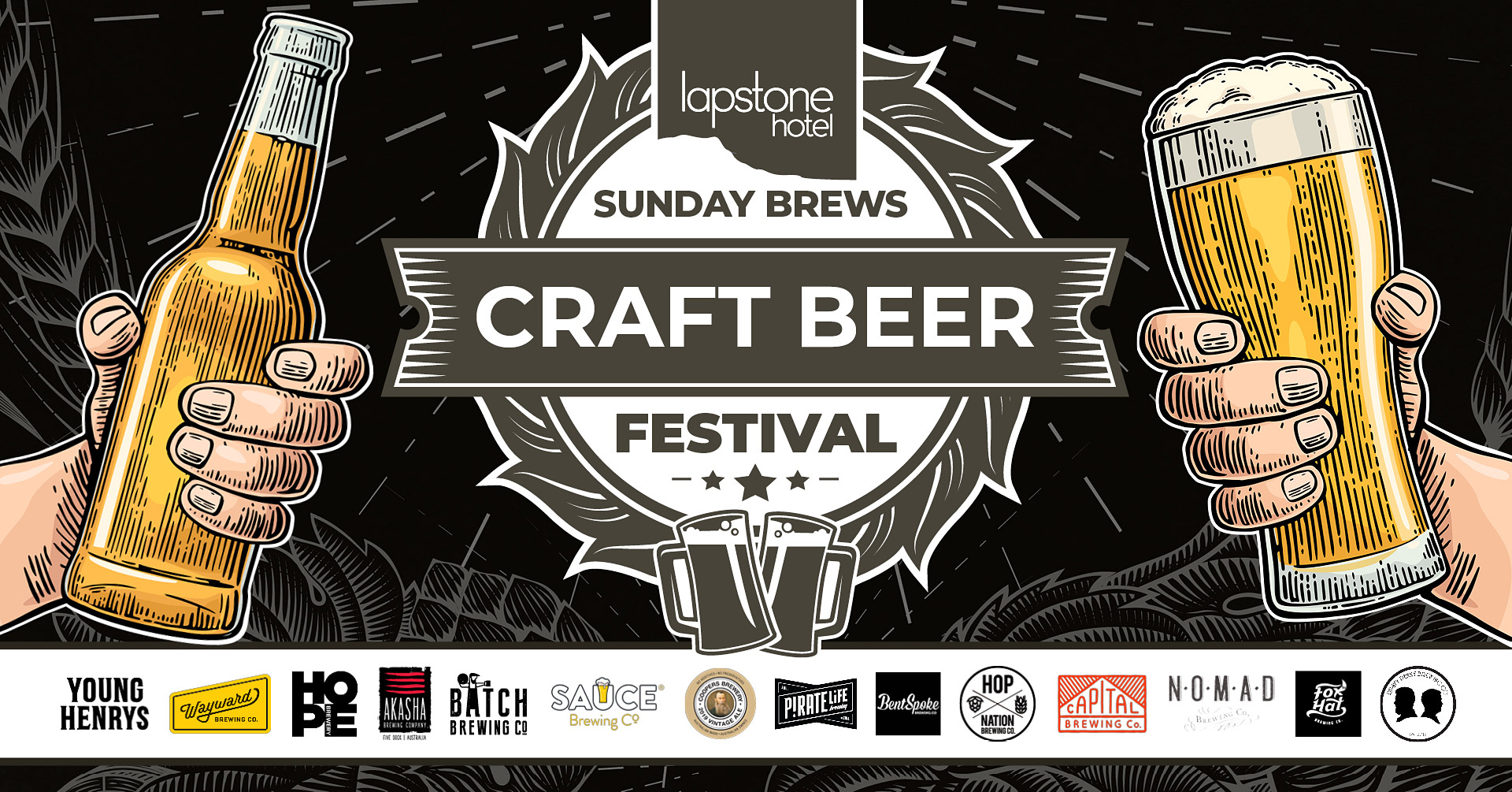 Buy Sunday Brews CRAFT beer festival tickets, NSW 2019 Moshtix
