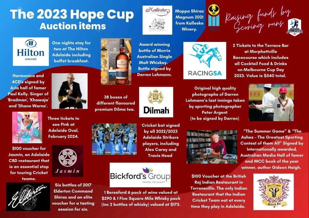 Buy The 2023 Hope Cup Launch Dinner tickets, SA 2023 Moshtix