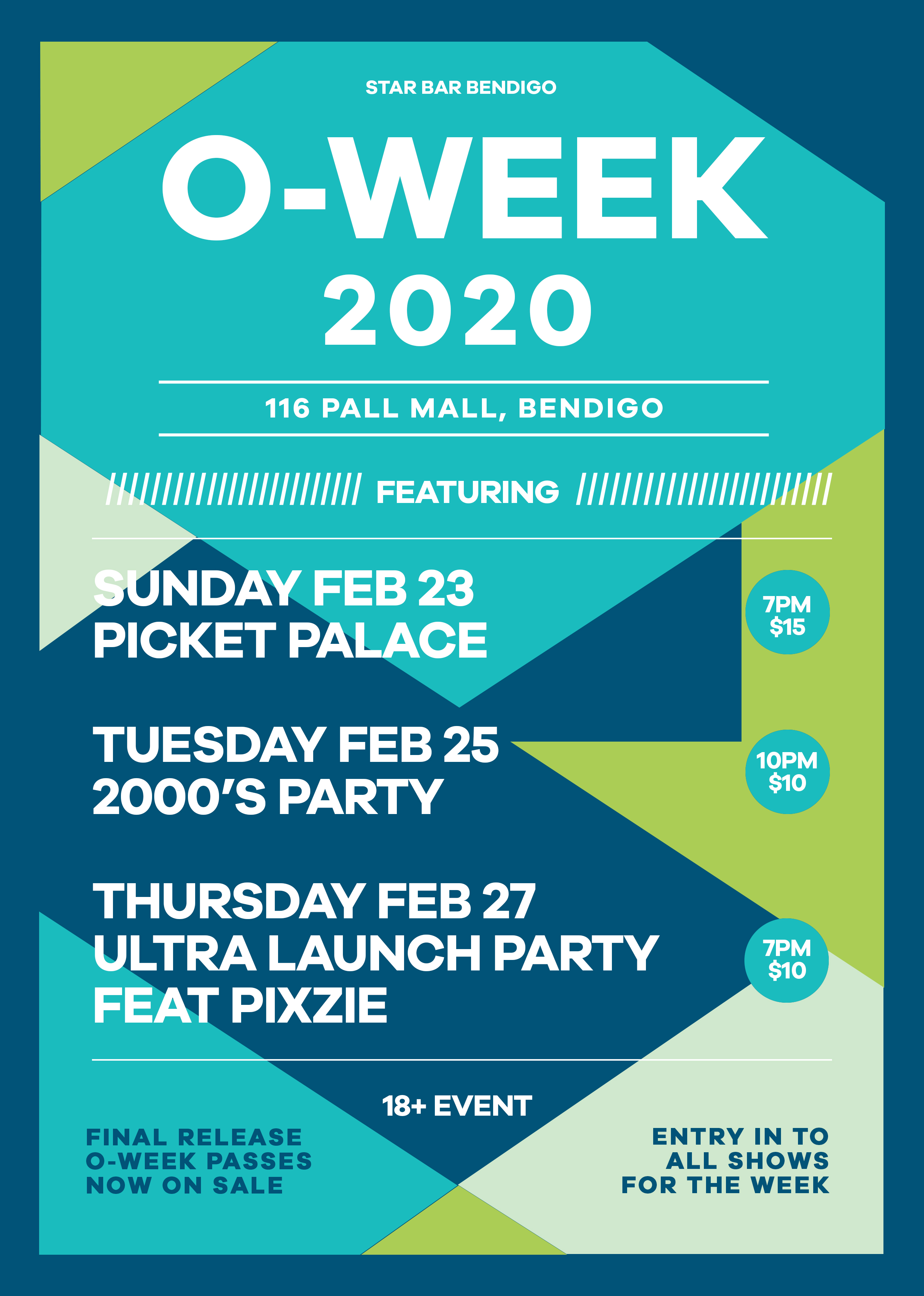 Buy OWeek Bendigo tickets, VIC 2020 Moshtix