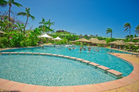Ensuring a smooth finish for Fiji resort pool Fiji swimming pool 1