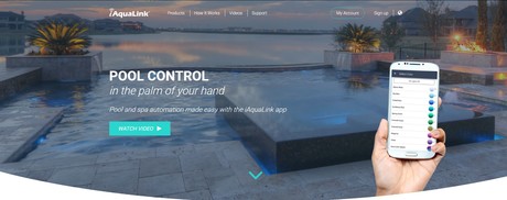 Zodiac launches new iAquaLink website Zodiac iaqualink website front page