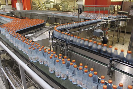 Line upgrade increases bottled water output by 3000 bottles/h Gebo cermex line automation