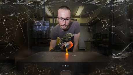 Glass study could lead to shatterproof mobile phone screens Charles le losq shatterproof glass composite