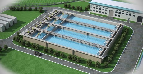 3D technology reduces wastewater treatment plant design costs by 30% Zhongnan 1