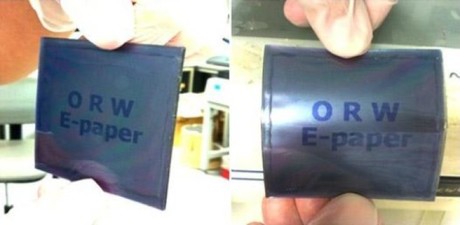 Optically rewritable LCDs are as flexible and thin as paper Lcd