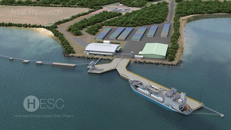 Consortium to create a global supply chain for hydrogen Image hesc project port of hastings 02