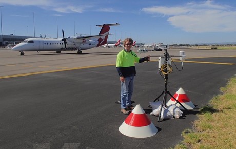 Smart watering reduces heat at Adelaide Airport Greg ingleton sa water