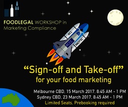 Food Marketing Compliance Workshop 2017 Square ad