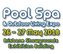 Pool Spa & Outdoor Living Expo 2018 - Brisbane Poolshow17 logo white