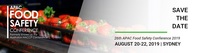 26th Asia Pacific Food Safety Conference