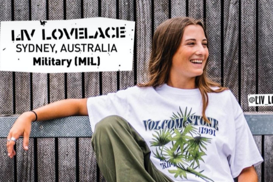 LIV LOVELACE PARIS 2024 OLYMPIC FEMALE SKATEBOARDING Australian