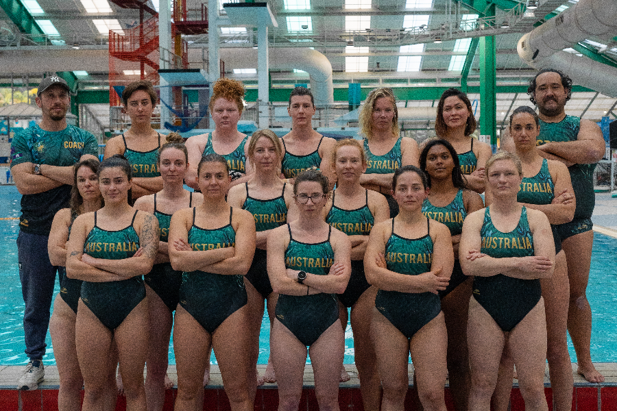 Australian Women's National Underwater Rugby Team Montreal, 2023