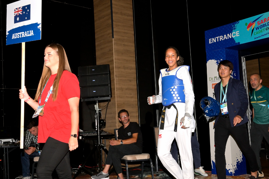 Akon Baak 2024 taekwondo travel costs Australian Sports Foundation