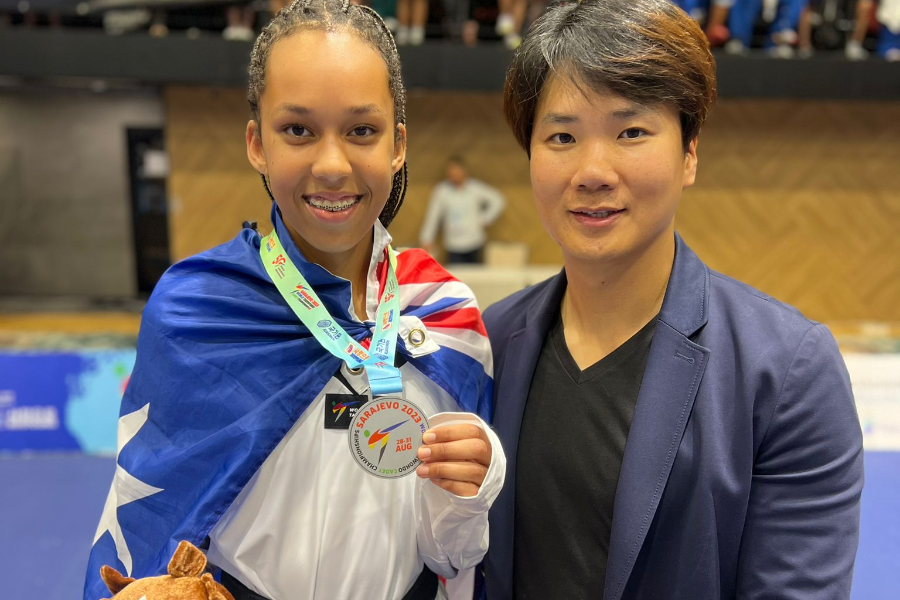 Akon Baak 2024 taekwondo travel costs Australian Sports Foundation