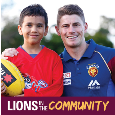 Lions in the Community Logo