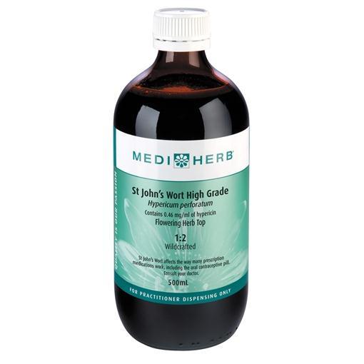 ARIYA HEALTH MEDIHERB ST JOHNS WORT 12 HIGH GRADE 500ML PLEASE NOTE