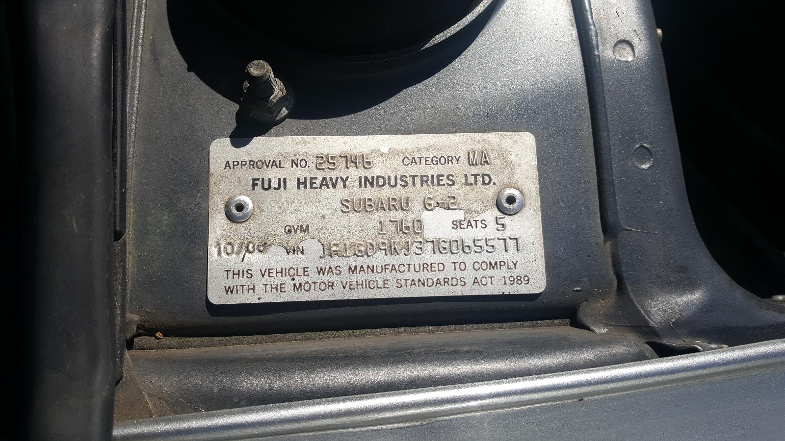 View Auto part Caliper Subaru Impreza 2006