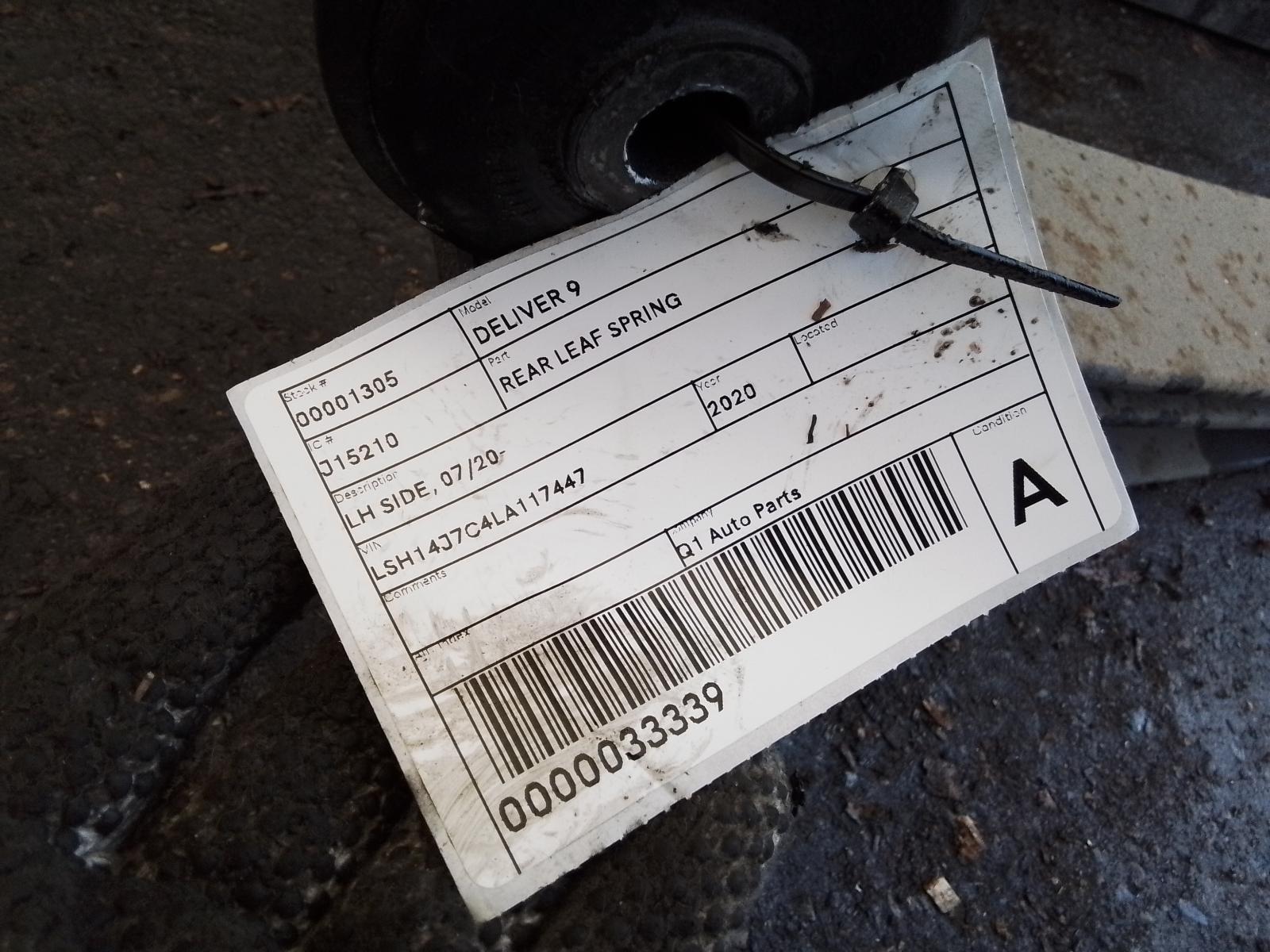 View Auto part Rear Leaf Spring Ldv Deliver 9 2020