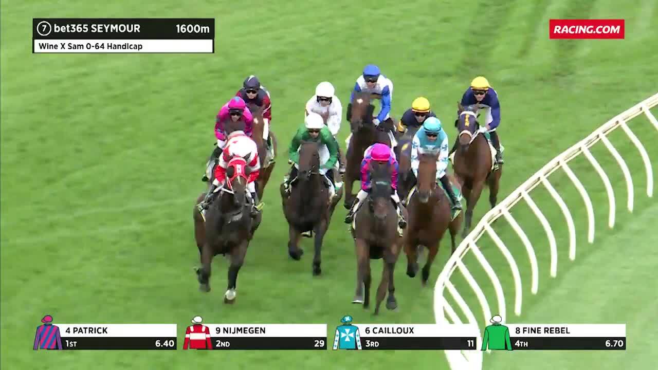 SEYMOUR RACE 1 FORM GUIDE visual data 6