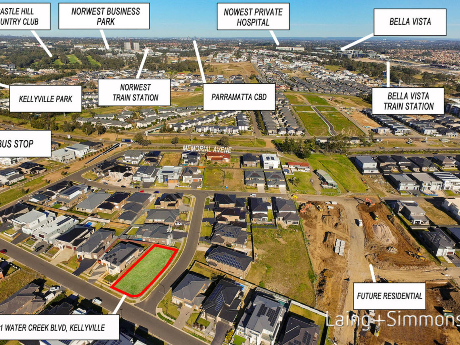 41 Water Creek Boulevard, Kellyville NSW 2155 Land Sold