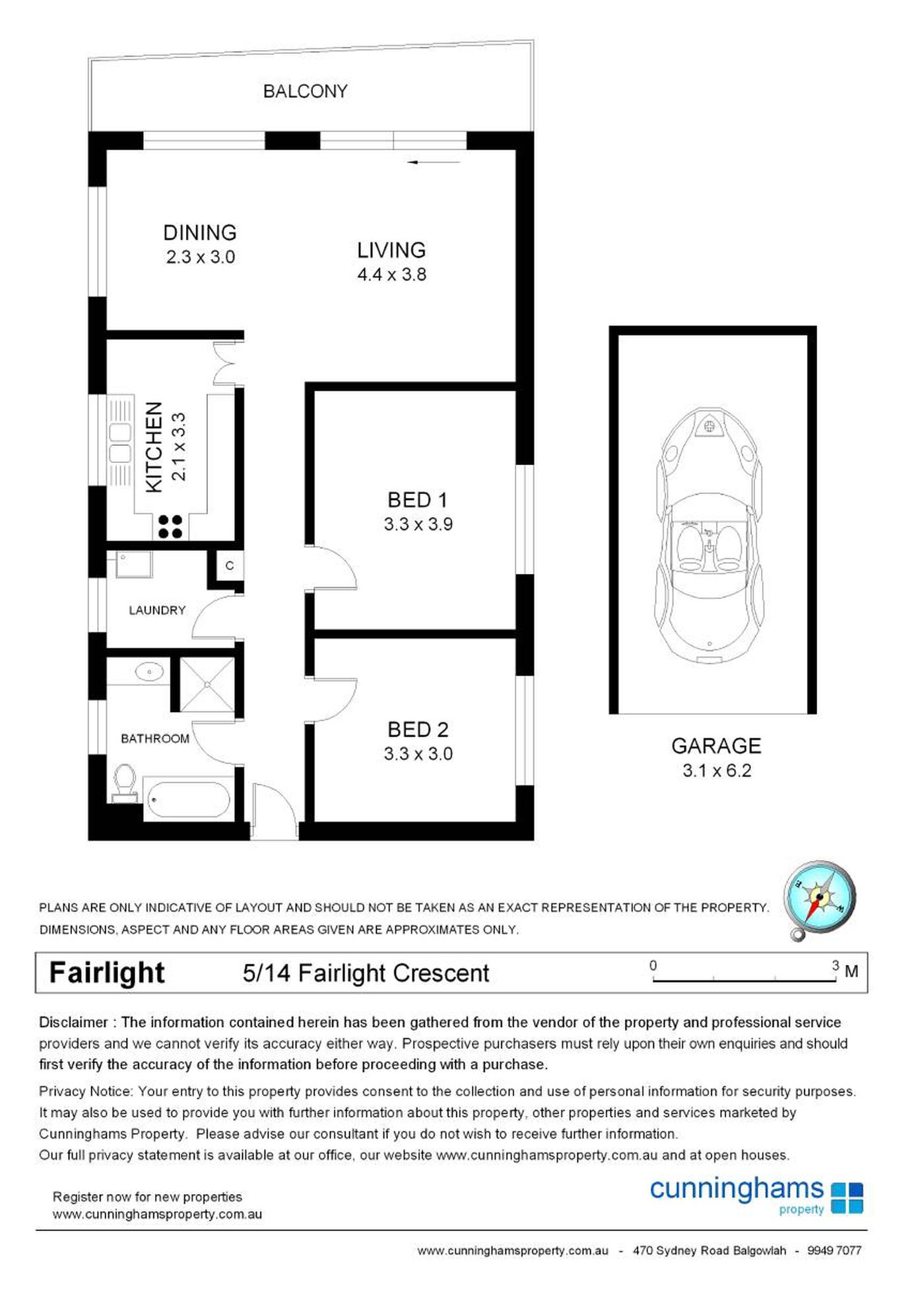 5/14 Fairlight Crescent, Fairlight NSW 2094 Unit Sold cunninghams