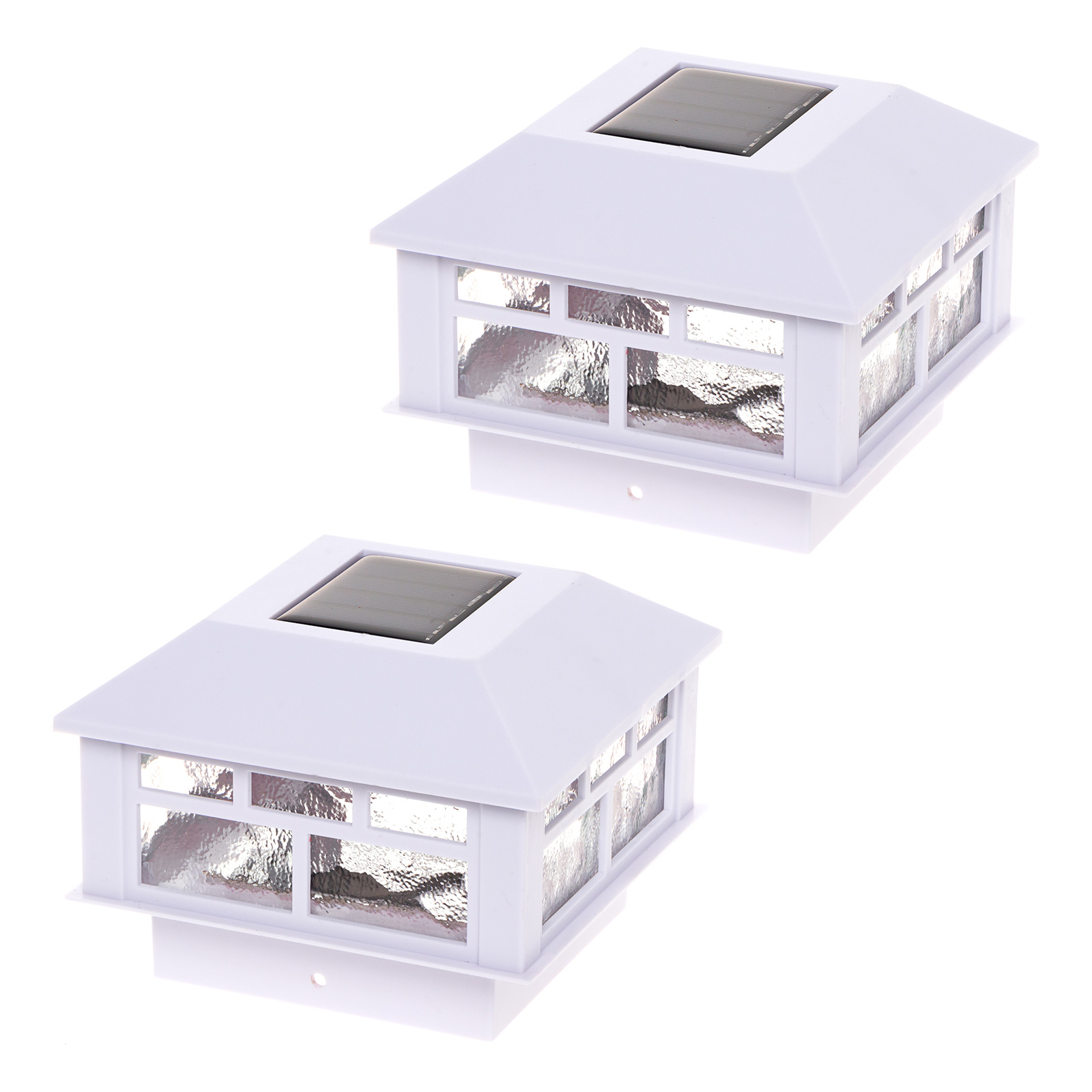 (Multi-Pack) Solar Powered LED Post Cap Deck Patio Garden Lights (White) - Picture 12 of 12