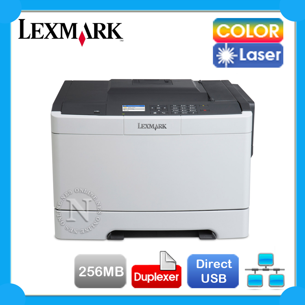 Lexmark CS410dn Color Laser Network Printer+Duplexer+Direct USB [P/N
