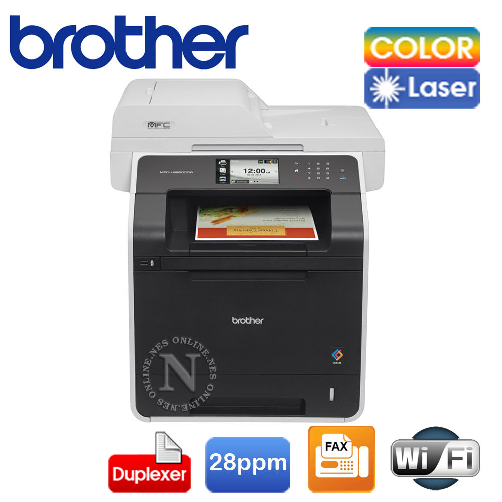 Brother MFCL8600CDW Color MFP Laser Wireless Printer+Auto Duplex TN341