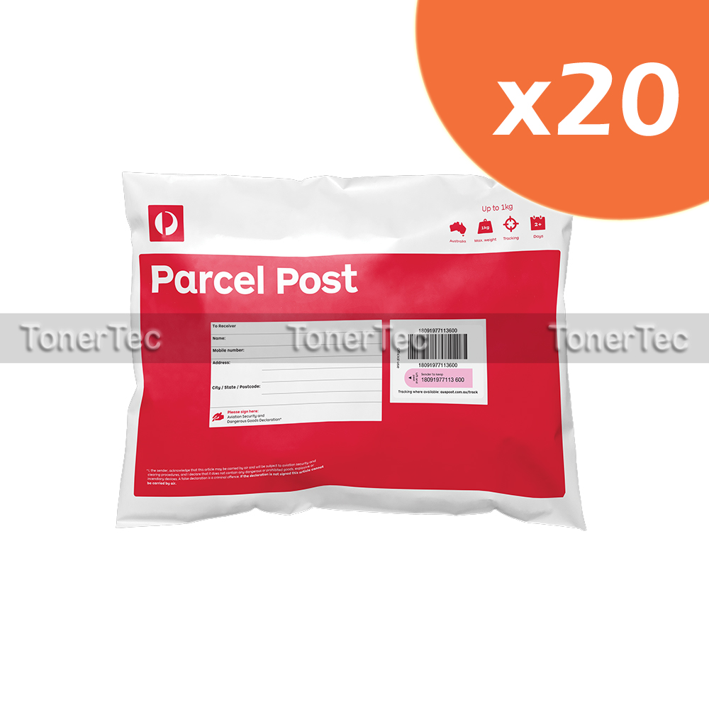 20x1KG Australia Post Parcel Post Satchel Prepaid Bag with Tracking